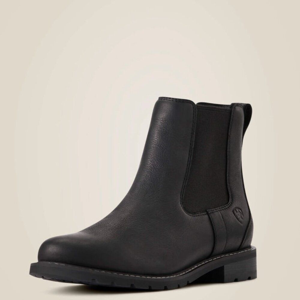Ariat Women's Wexford Waterproof Chelsea Boot in Black Sz 9.5 B (medium width)